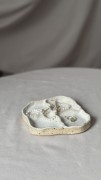 Taca ceramiczna handmade 4 sekcje