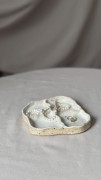 Taca ceramiczna handmade 4 sekcje