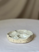 Taca ceramiczna handmade 4 sekcje