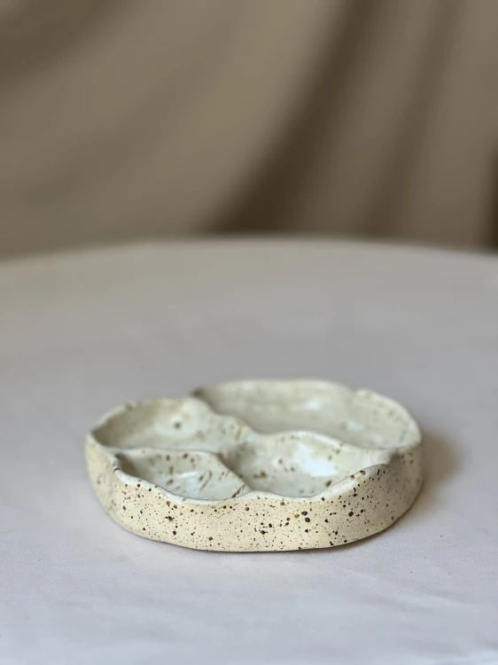 Taca ceramiczna handmade 4 sekcje