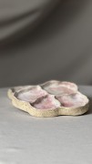 Ceramiczny organizer handmade ciepły róż