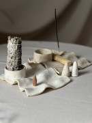 Ceramiczna podstawka pod kadzidło z gasikiem