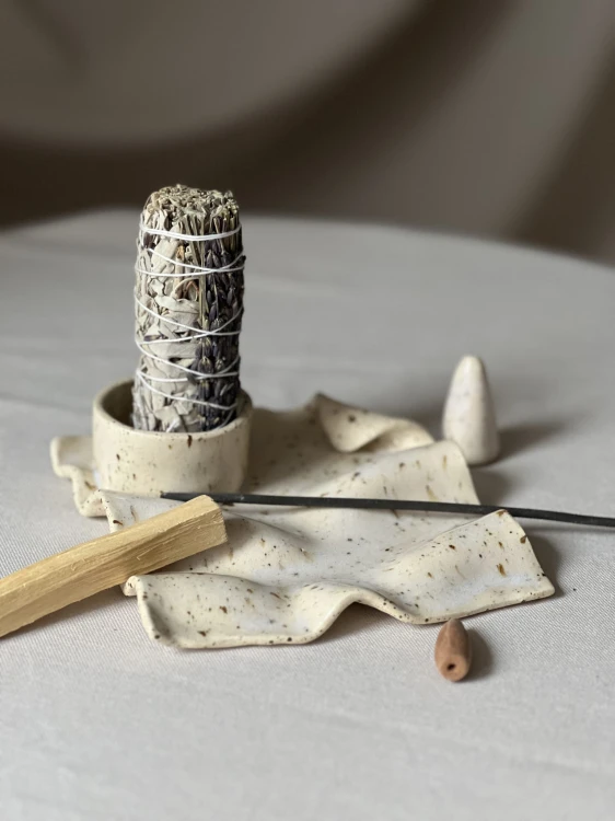 Zestaw z gasikiem do Palo Santo i szałwii