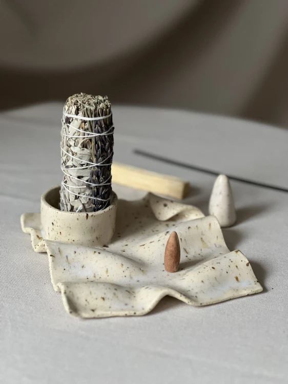 Zestaw z gasikiem do Palo Santo i szałwii