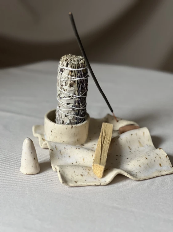 Zestaw z gasikiem do Palo Santo i szałwii